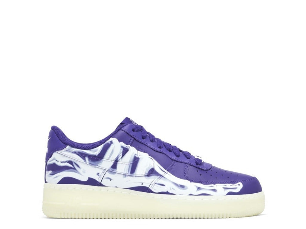 Nike Air Force 1 Low – Purple Skeleton (Halloween)