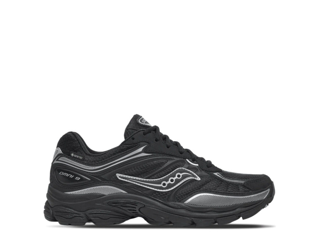 Saucony ProGrid Omni 9 – Black / Silver GORE-TEX