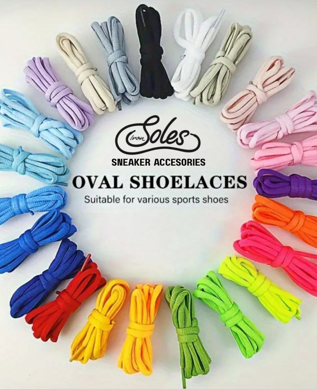 OVAL SHOE LACES