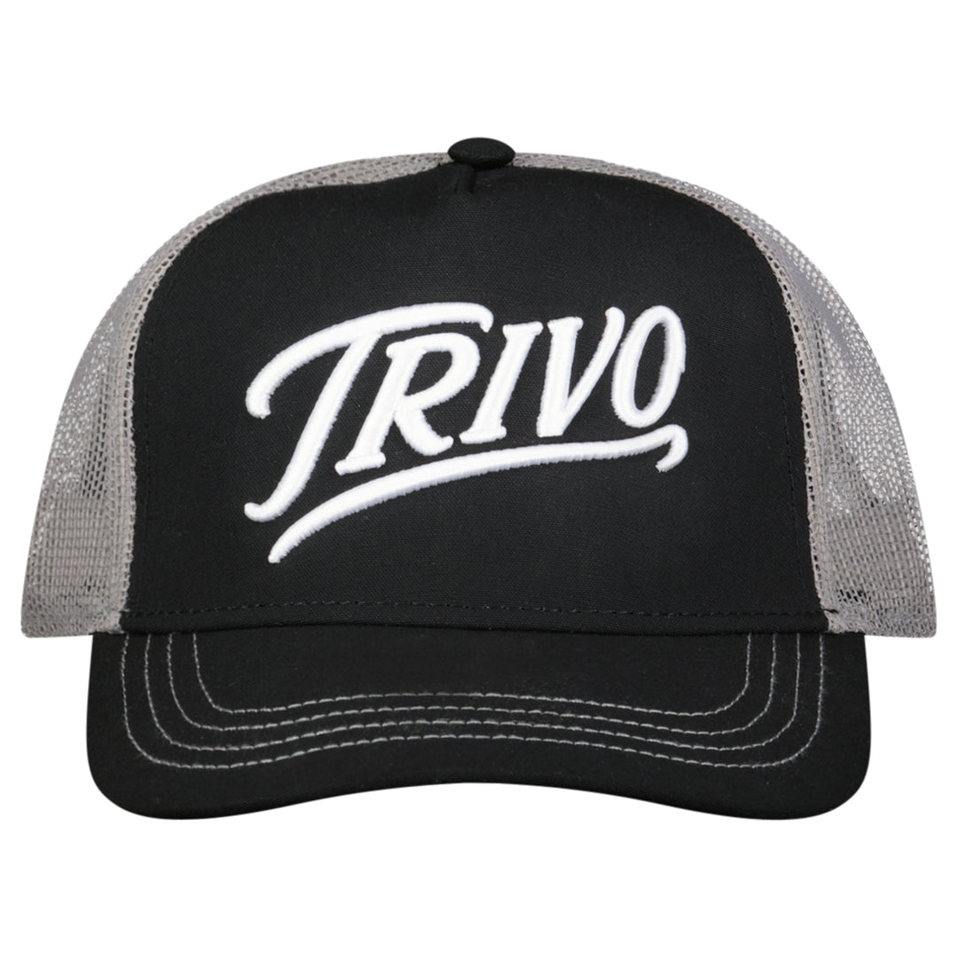 Trivo Signature Trucker Cap Black Grey
