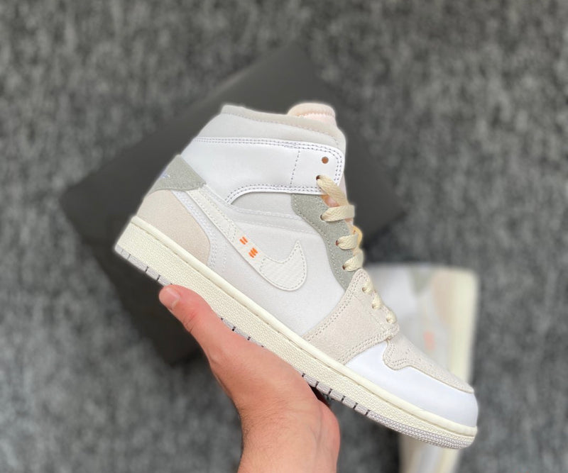 Air Jordan 1 Mid 'Craft White'