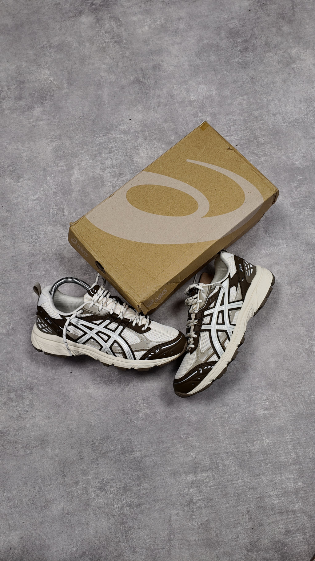 ASICS GEL-NUNOBIKI - CREAM/BROWN STORM