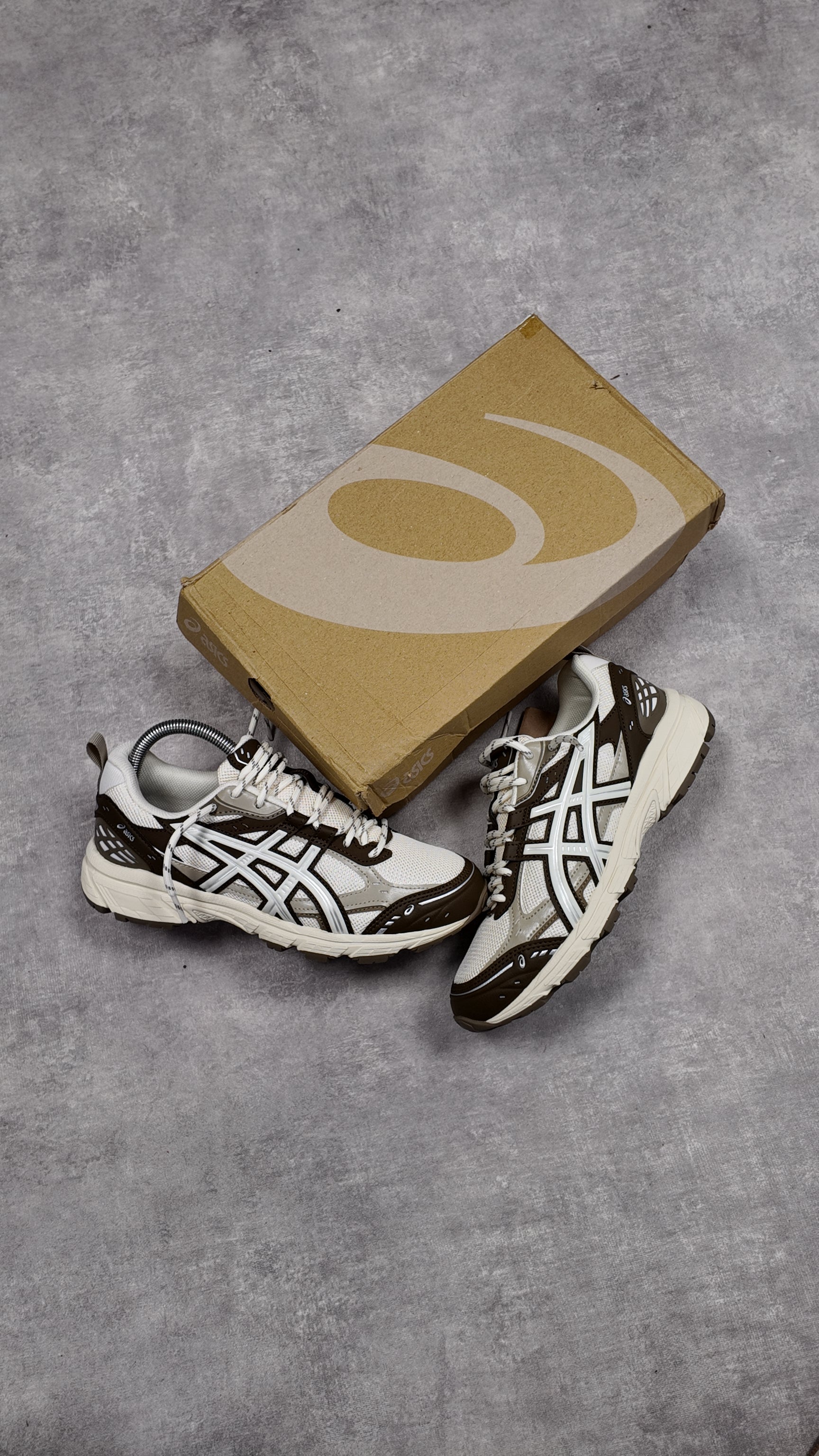 ASICS GEL-NUNOBIKI - CREAM/BROWN STORM