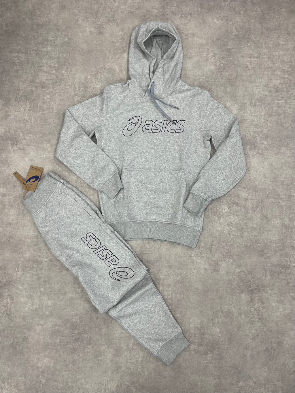 ASICS  LOGO SPORT HOODIE - GREY