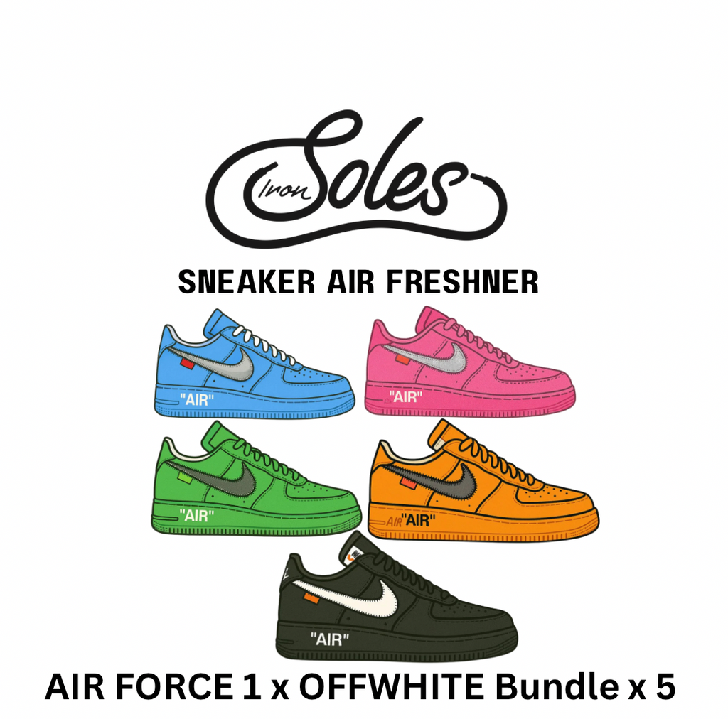 SNEAKER AIR FRESHENER  OFF WHITE  x AF1 Bundle x 5