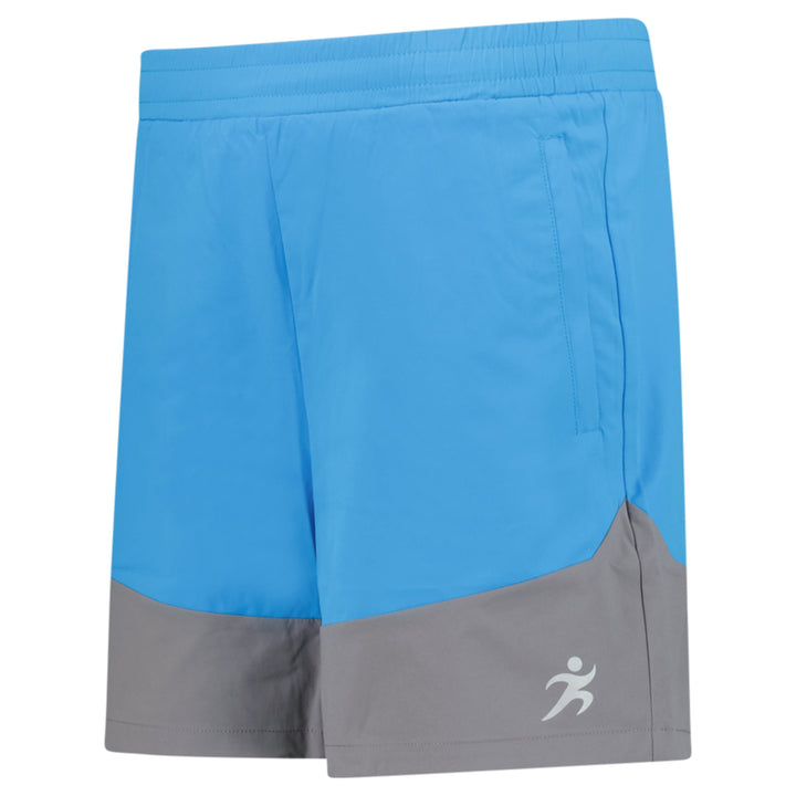 Trivo Two Tone Shorts Azure Blue Grey