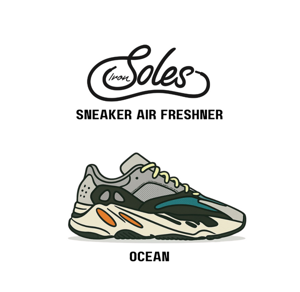 Sneaker Air Freshener Ocean