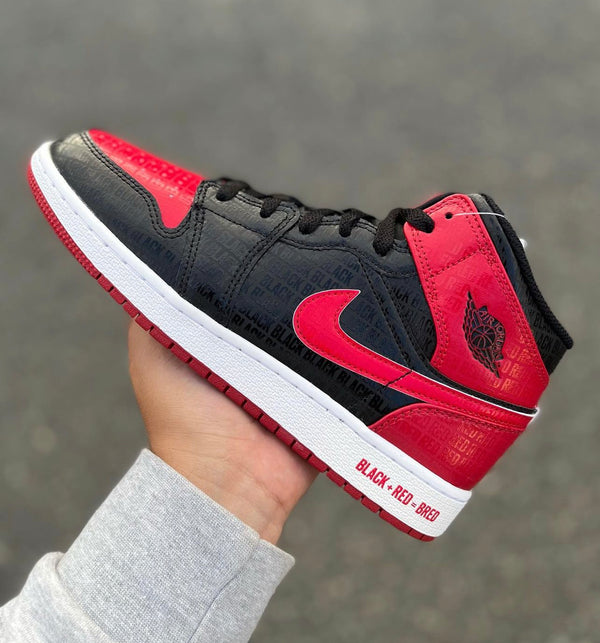 Air Jordan 1 Mid 'Bred' - GS