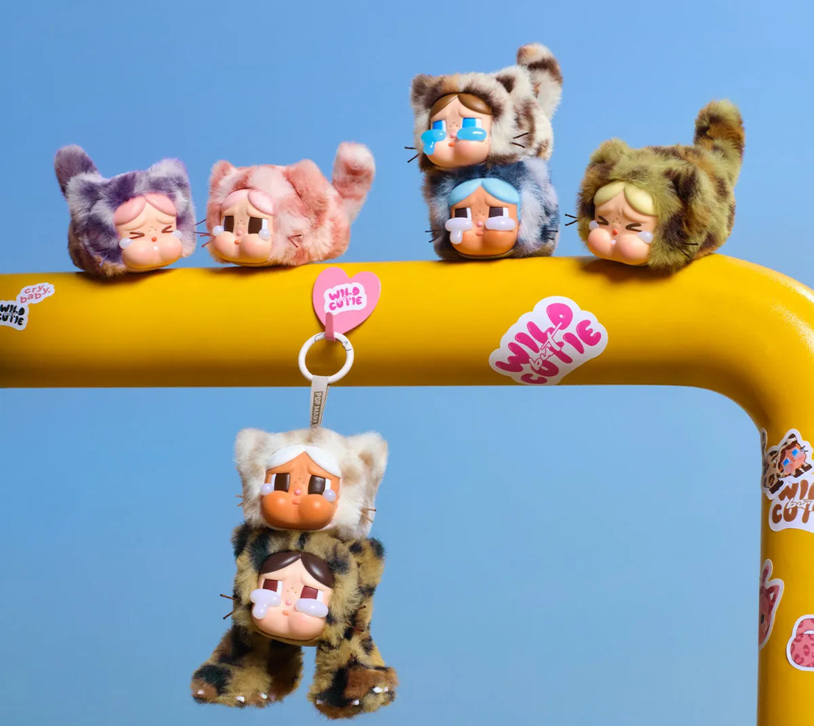 Pop mart crybaby plush pendant Wild but Cutie