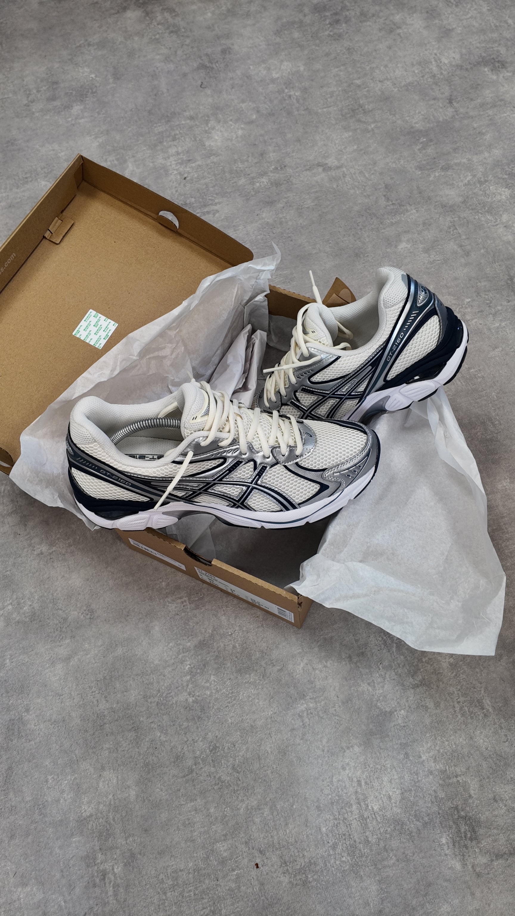 ASICS GT-2160 CREAM/RAW INDIGO
