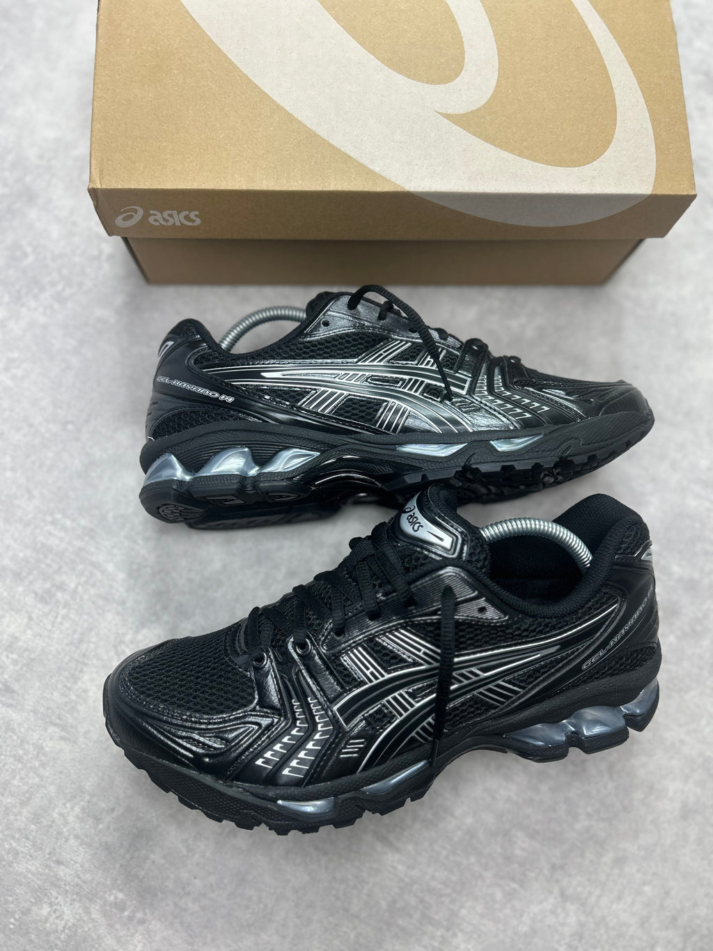 ASICS GEL KAYANO 14 BLACK/PURE SILVER