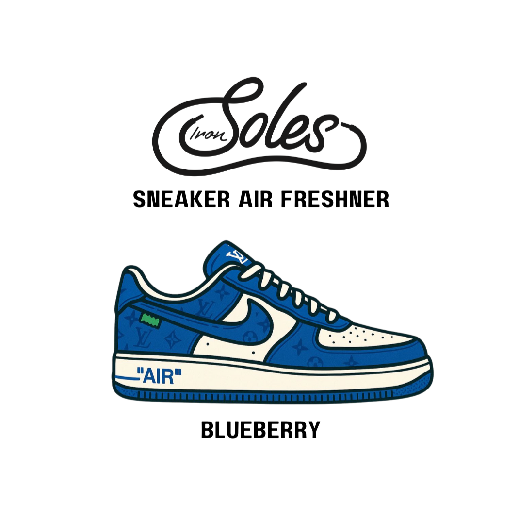 Sneaker Air Freshener – Blueberry