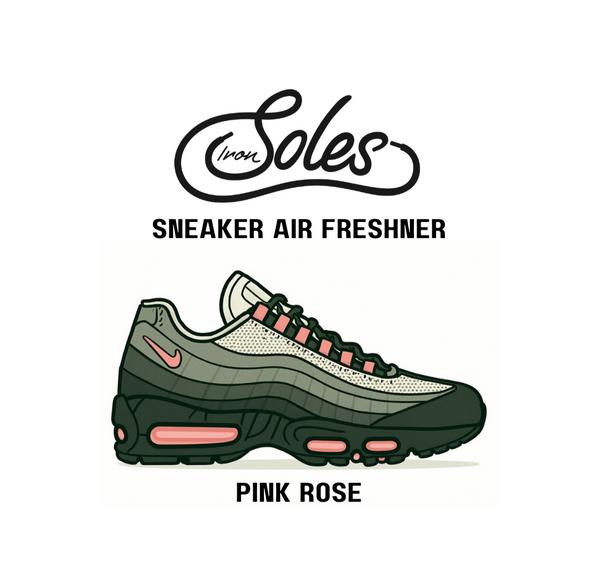Sneaker Air Freshener Pink Rose