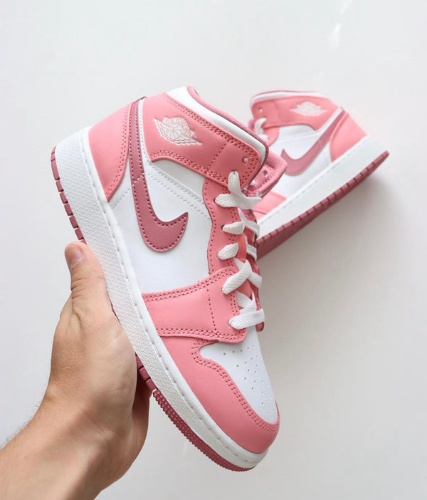 Air Jordan 1 Mid Pink Valentine GS