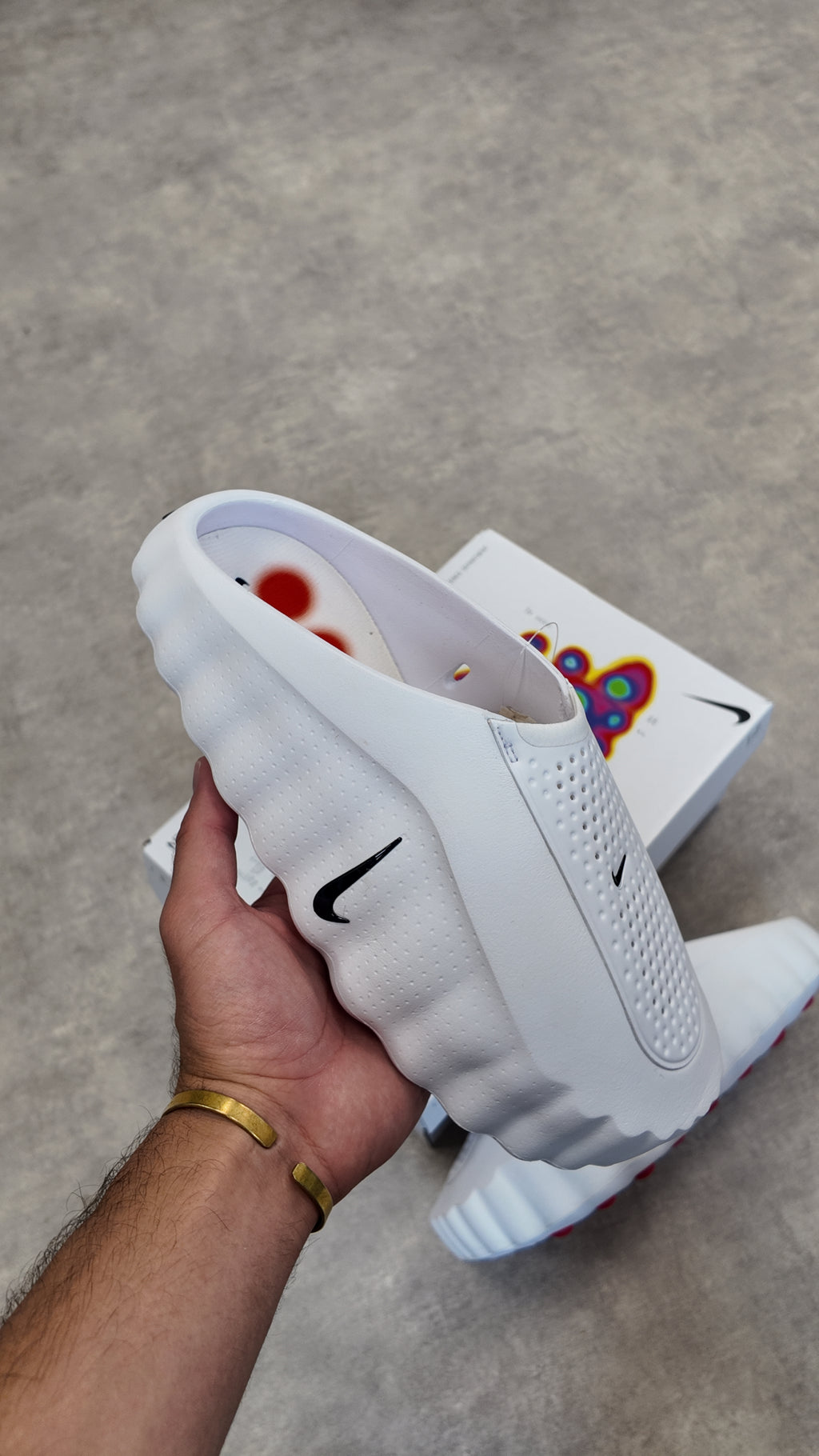 NIKE MIND 001 WHITE SPEED RED