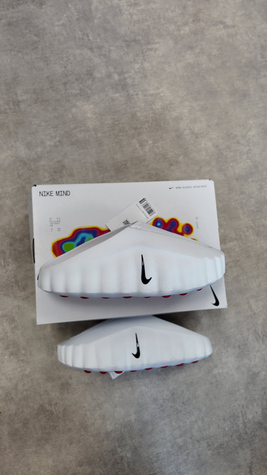 NIKE MIND 001 WHITE SPEED RED