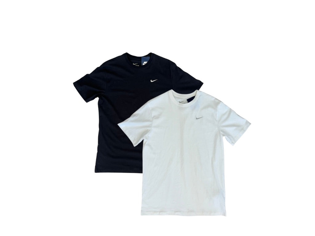 Nike Basic Logo T-shirt Bundle x2 - White/Black