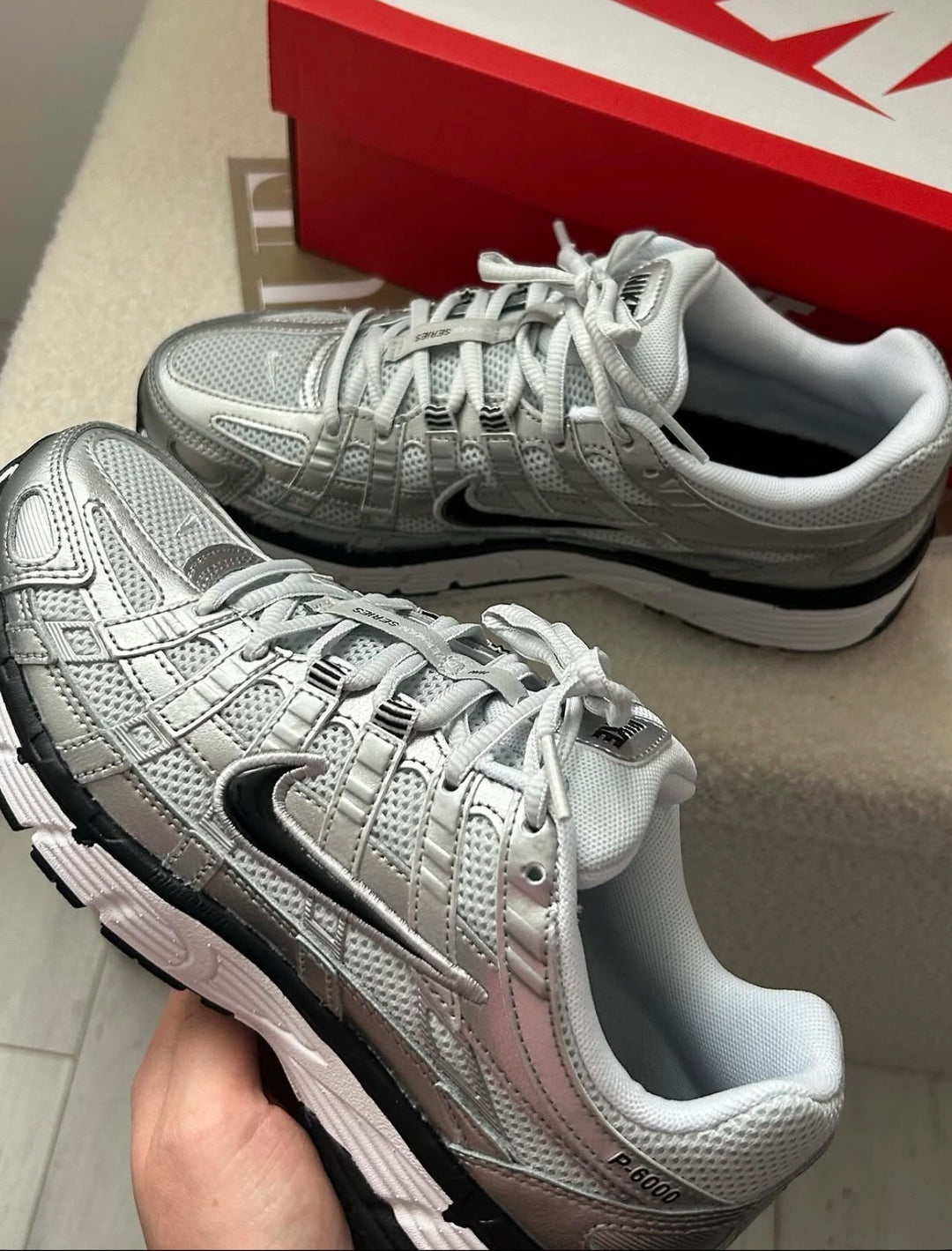 Nike P-6000 – Metallic Platinum / Silver