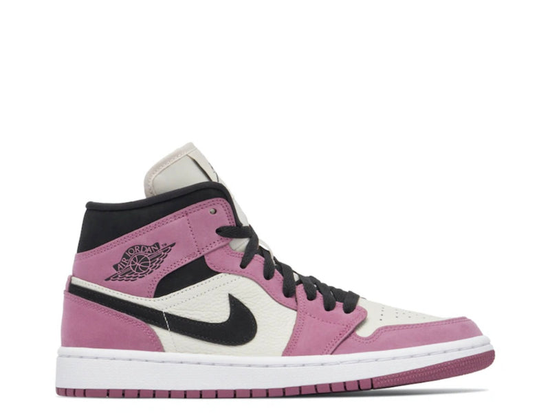 Air Jordan 1 Mid 'Pink Mulberry'