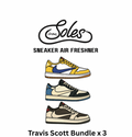 SNEAKER AIR FRESHENER TRAVIS SCOTT BUNDLE X3