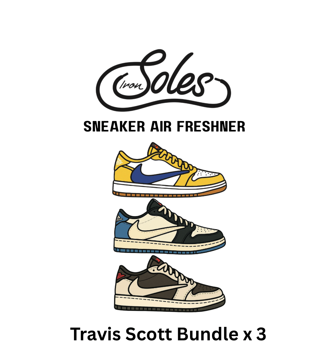 SNEAKER AIR FRESHENER TRAVIS SCOTT BUNDLE X3