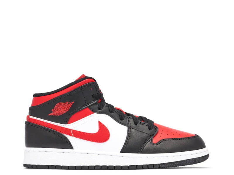 Air Jordan 1 Mid 'Bred Toe Mid'