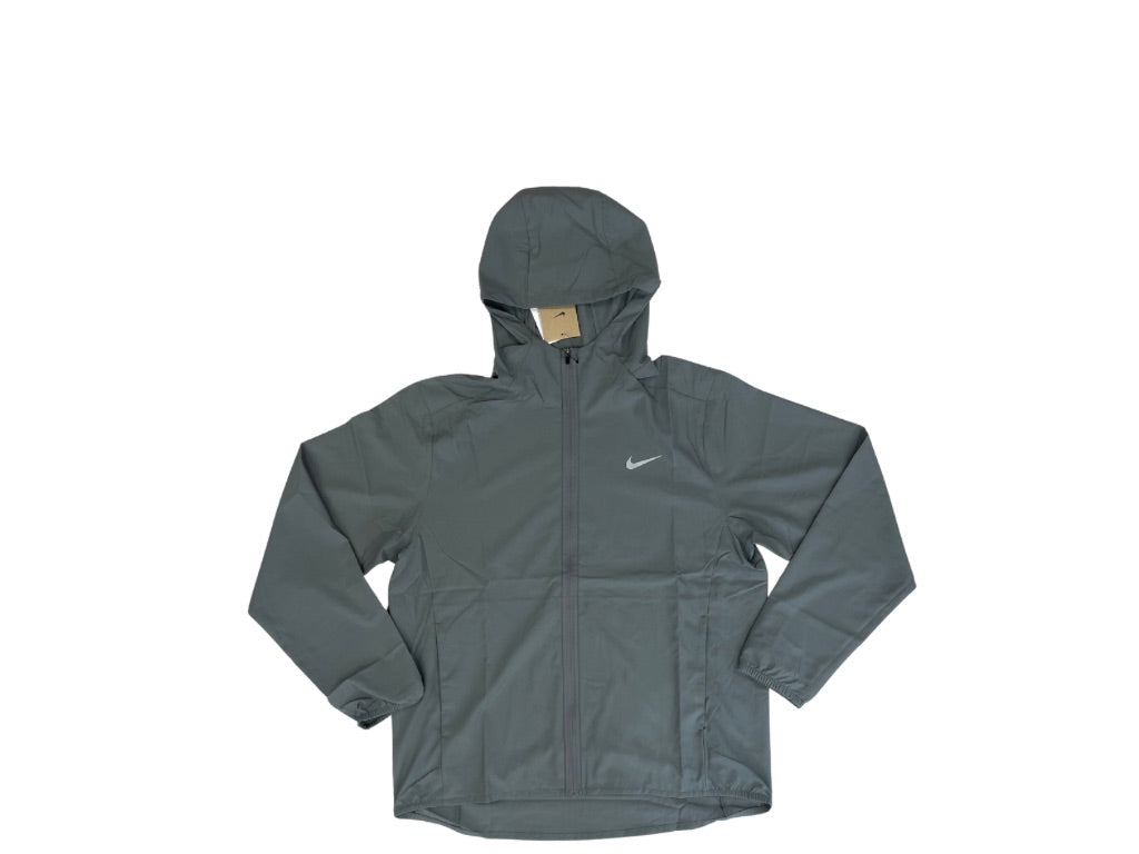 NIKE DRI FIT ZIP UP WINDBREAKER -GREY