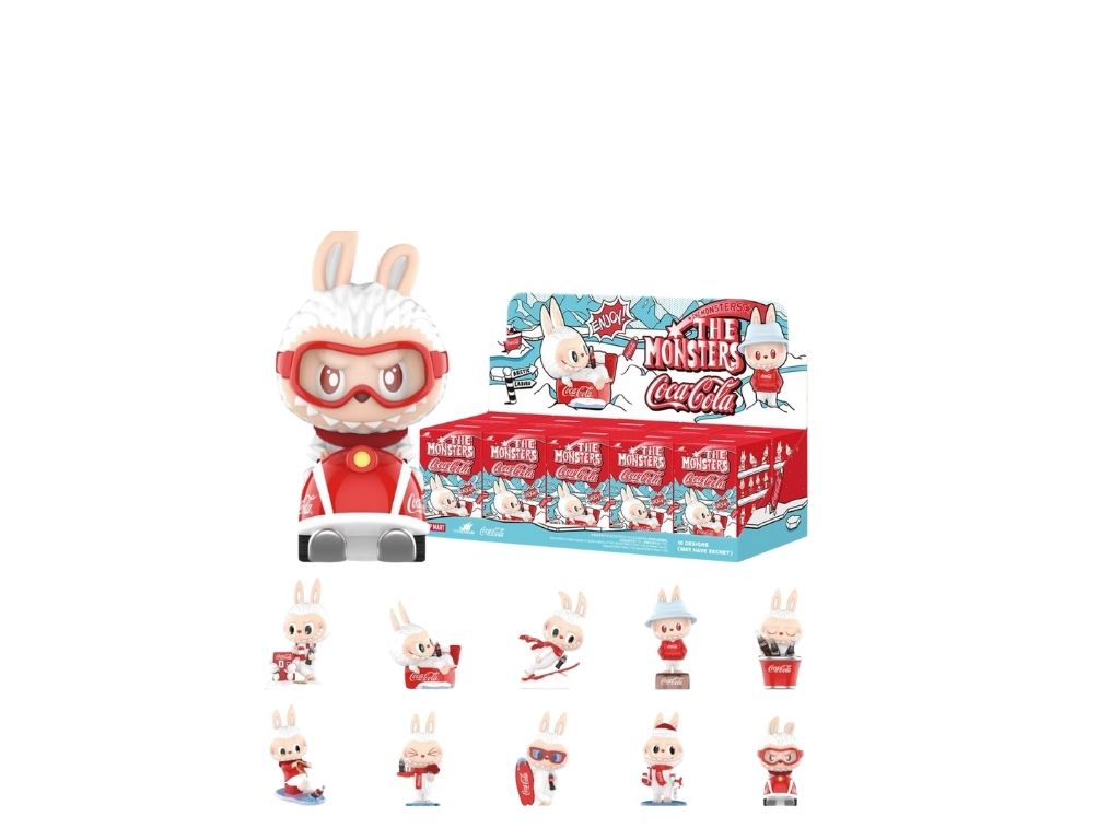 POP MART The Monsters labubu  Coke Cola figures