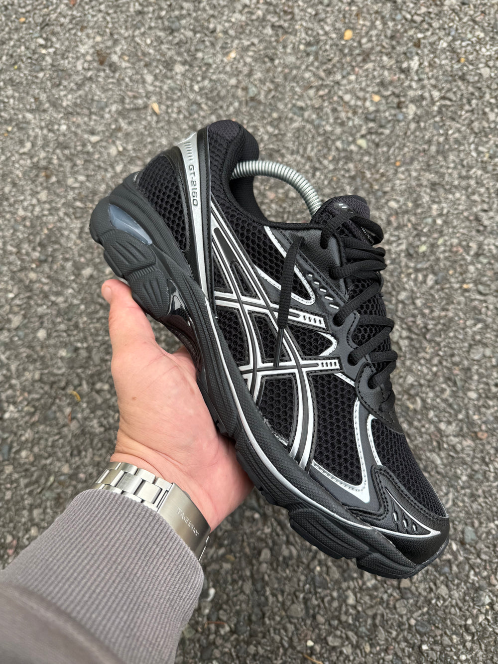 ASICS GT-2160 – Black / Pure Silver – view 2