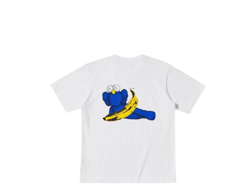 KAWS x WARHOL UNIQLO UT GRAPHIC T-SHIRT - White/Blue