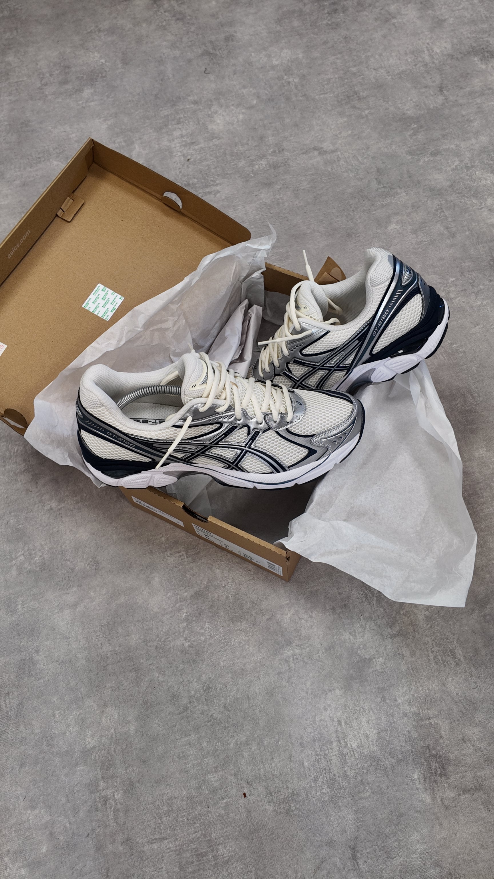 ASICS GT-2160 CREAM/RAW INDIGO