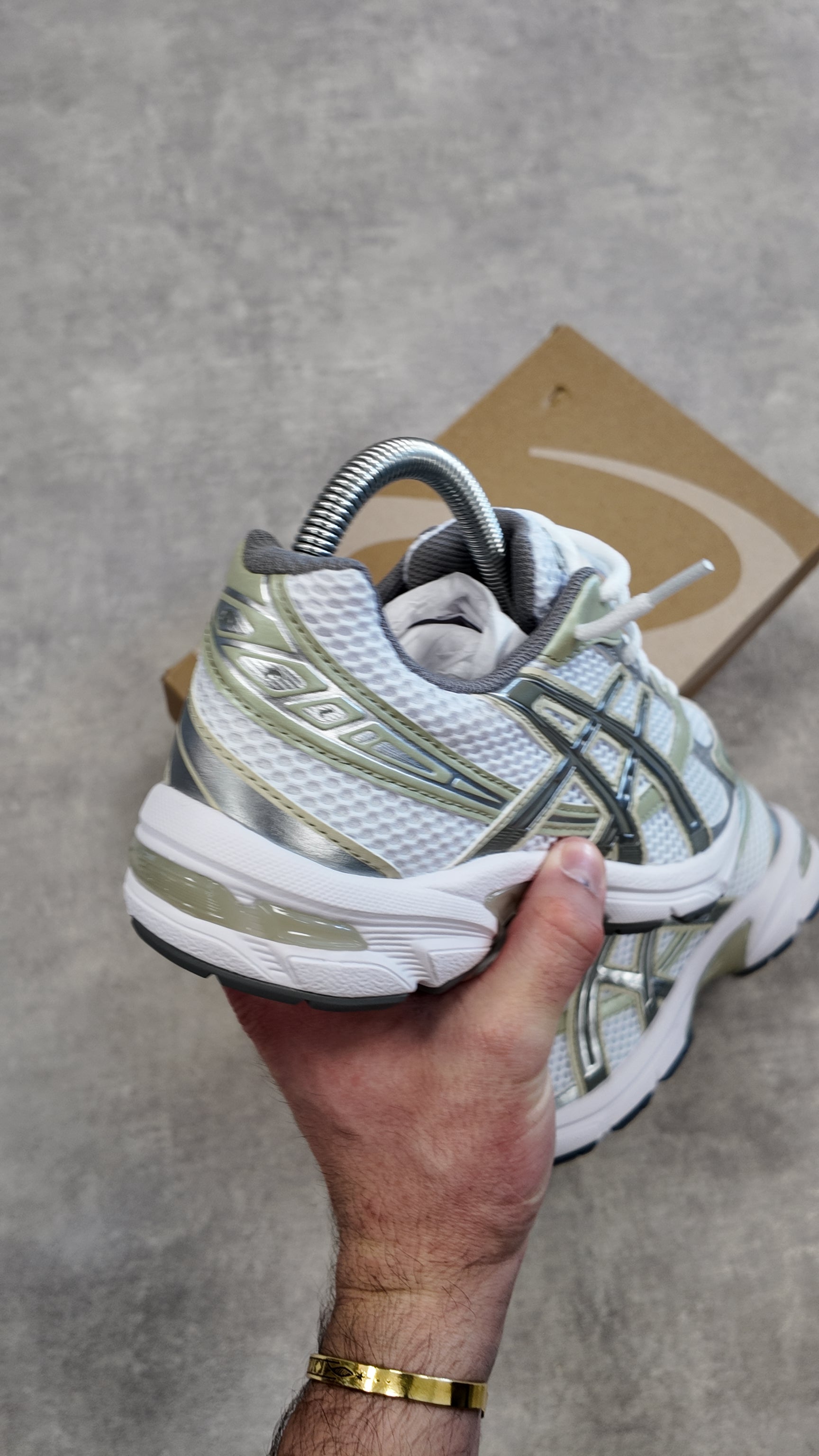ASICS GEL-1130  WHITE/LEAF GREEN