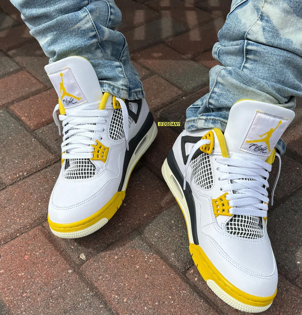 Air Jordan 4 yellow sulfur