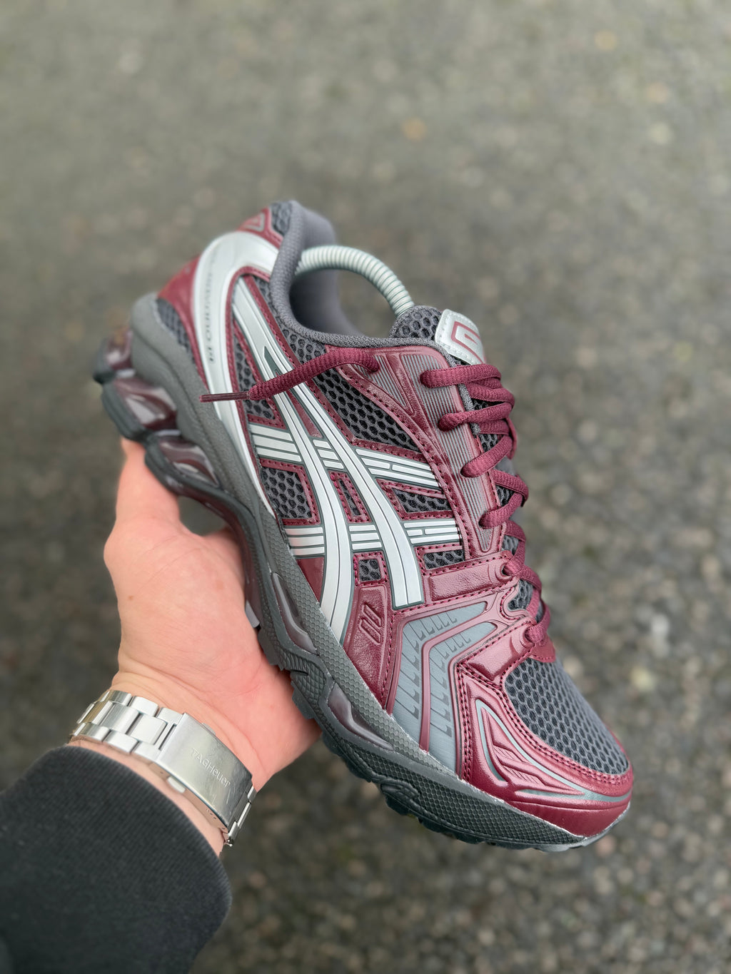 ASICS GEL-KAYANO 14 MAROON SILVER