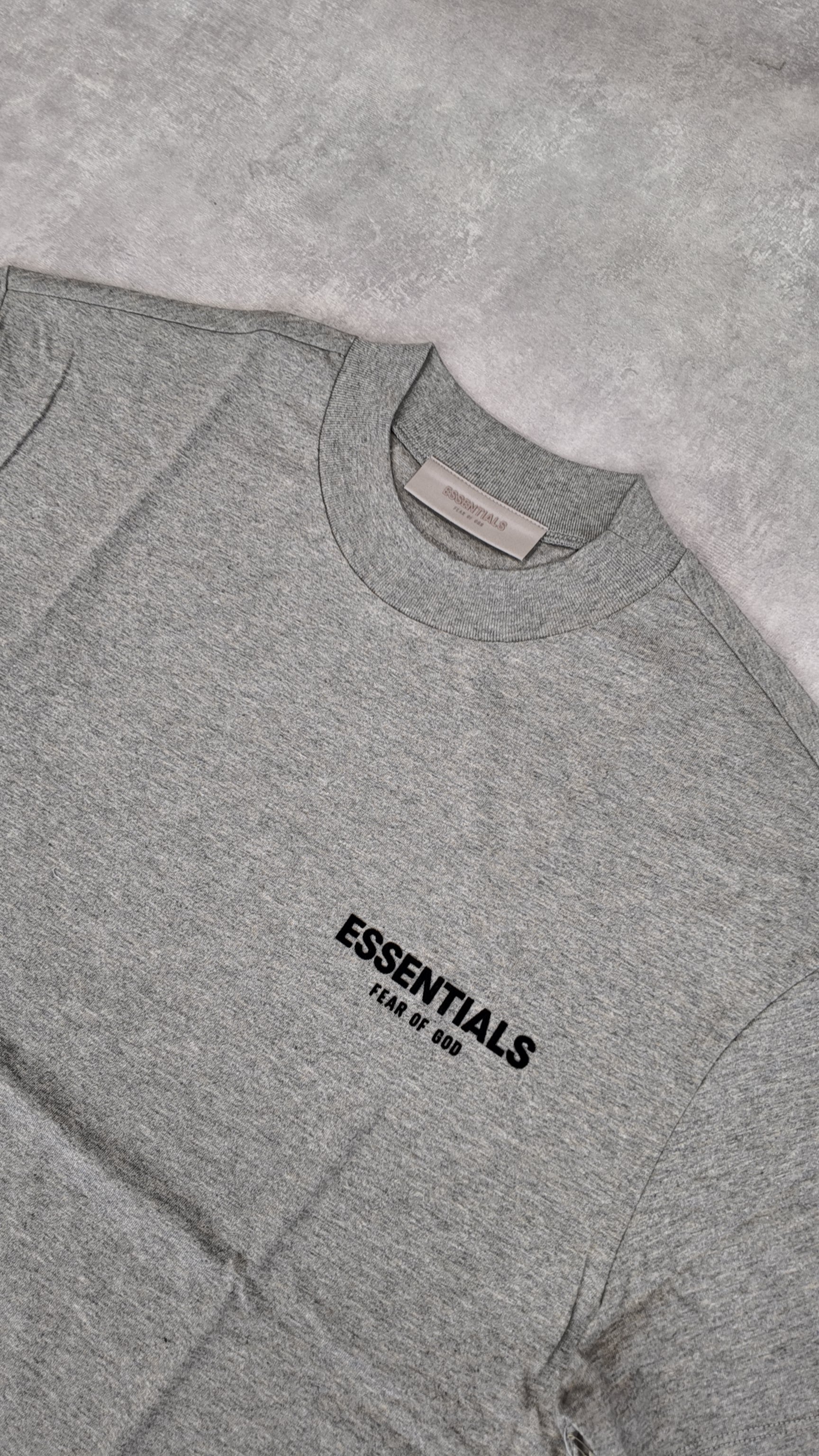 ESSENTIALS FEAR OF GOD  DARK OATMEAL-SHIRT- SS22