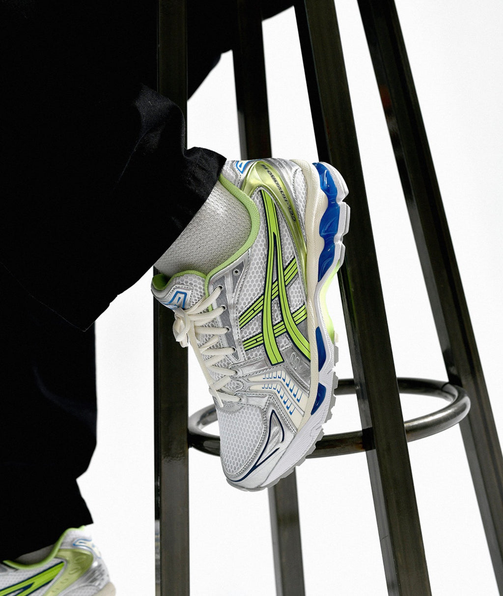 ASICS GEL-KAYANO 14 WHITE/LIME/BLUE