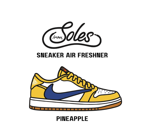 Sneaker Air Freshener Pineapple