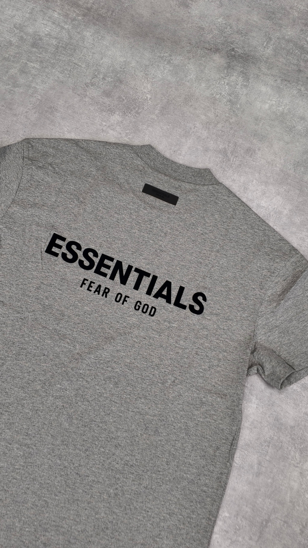 ESSENTIALS FEAR OF GOD  DARK OATMEAL-SHIRT- SS22