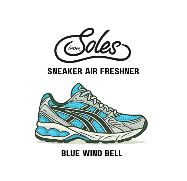 Sneaker Air Freshener Blue wind bell