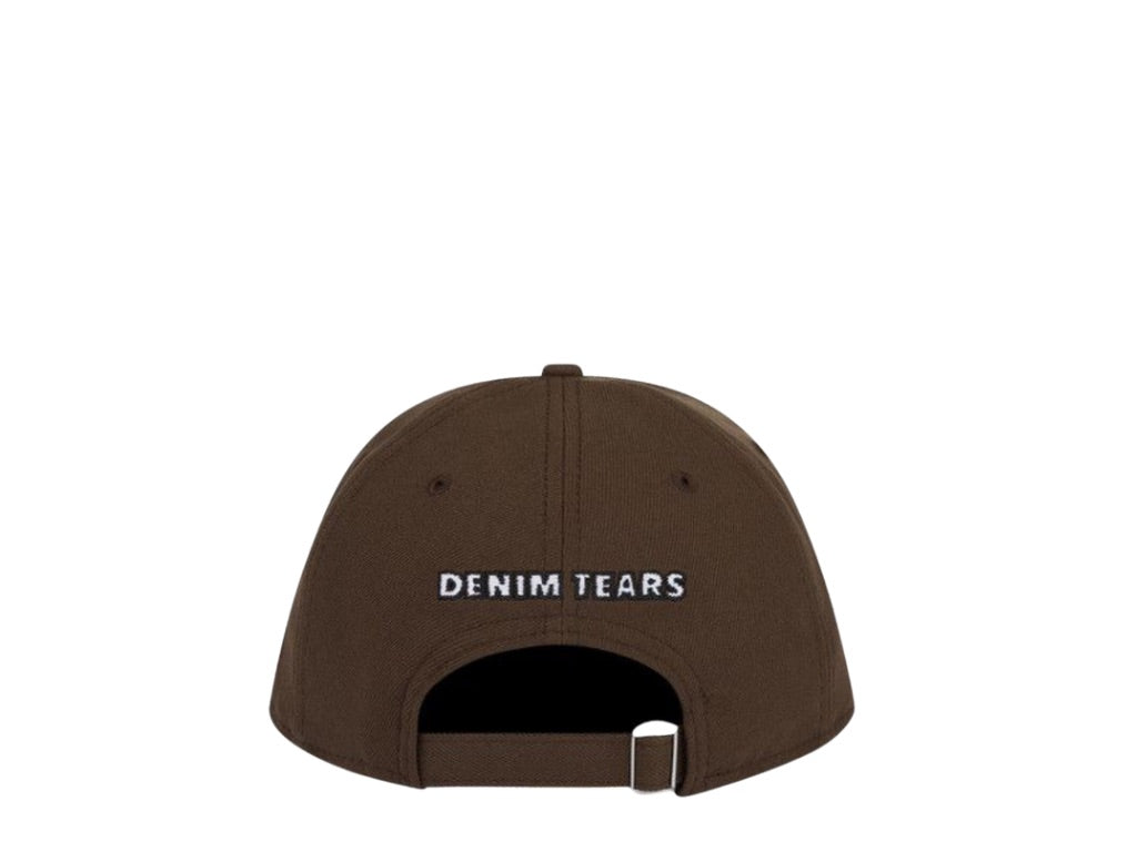 Denim Tears peace Wreath SnapBack Cap Brown