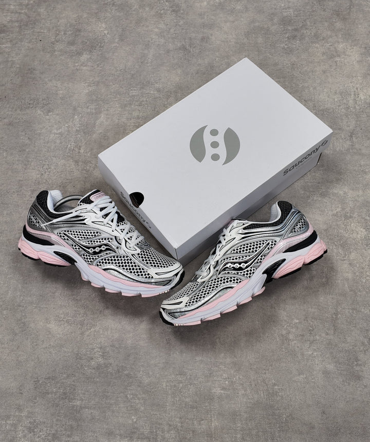Saucony ProGrid Omni 9 – Silver / Pink