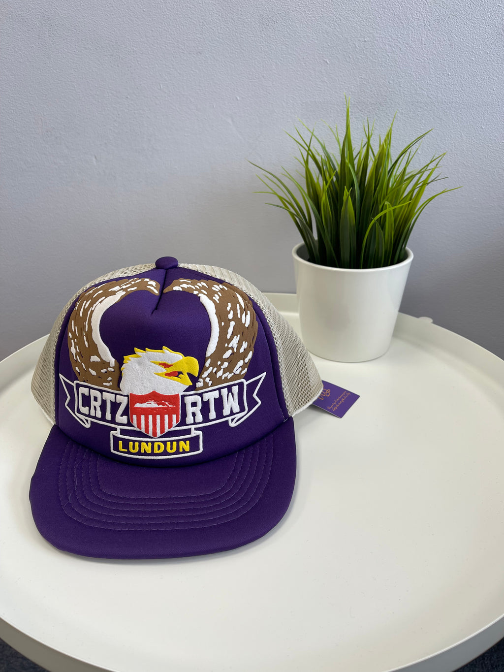 CORTEIZ RTW DIPSET TRUCKER HAT PURPLE