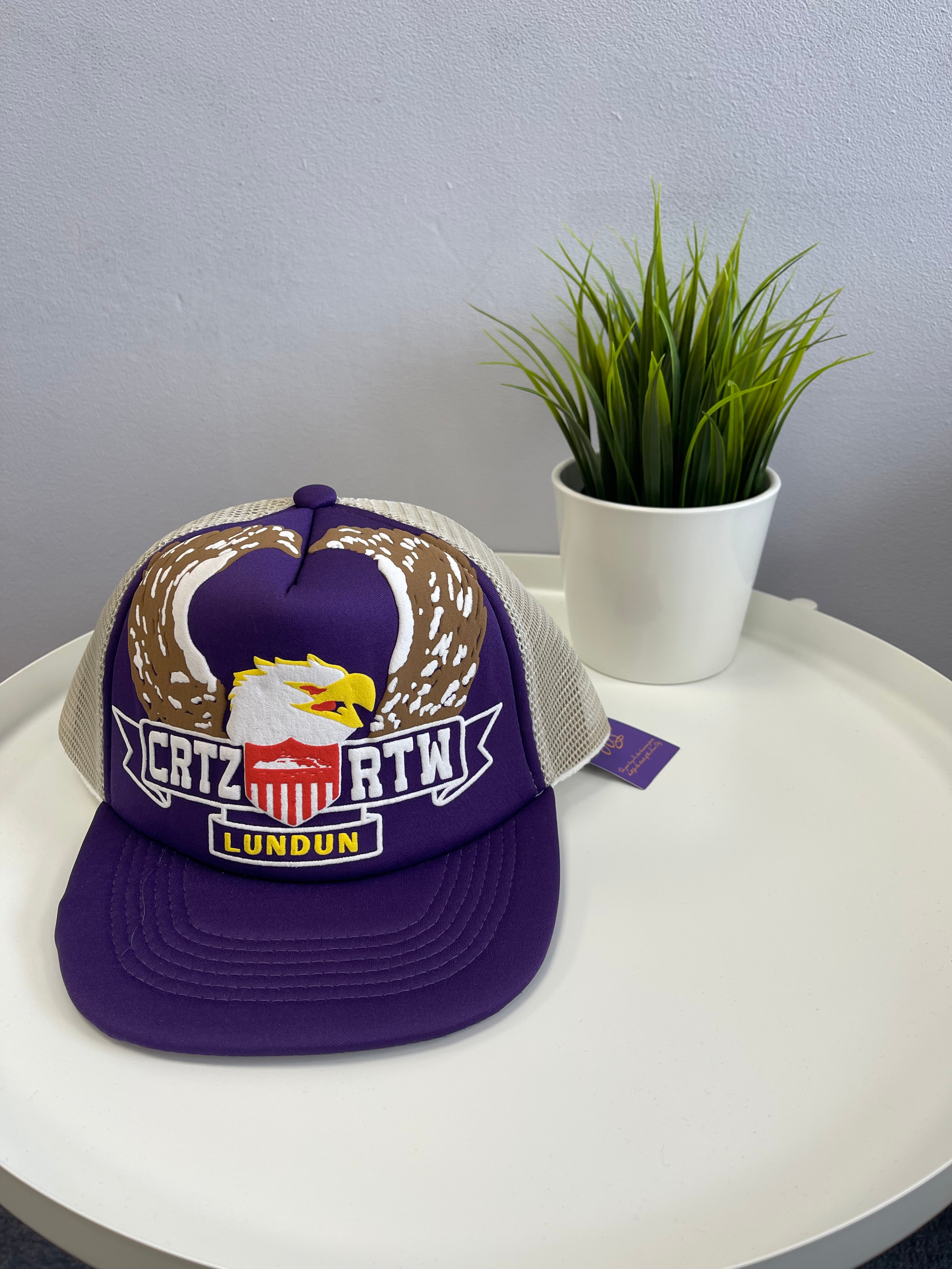 CORTEIZ RTW DIPSET TRUCKER HAT PURPLE