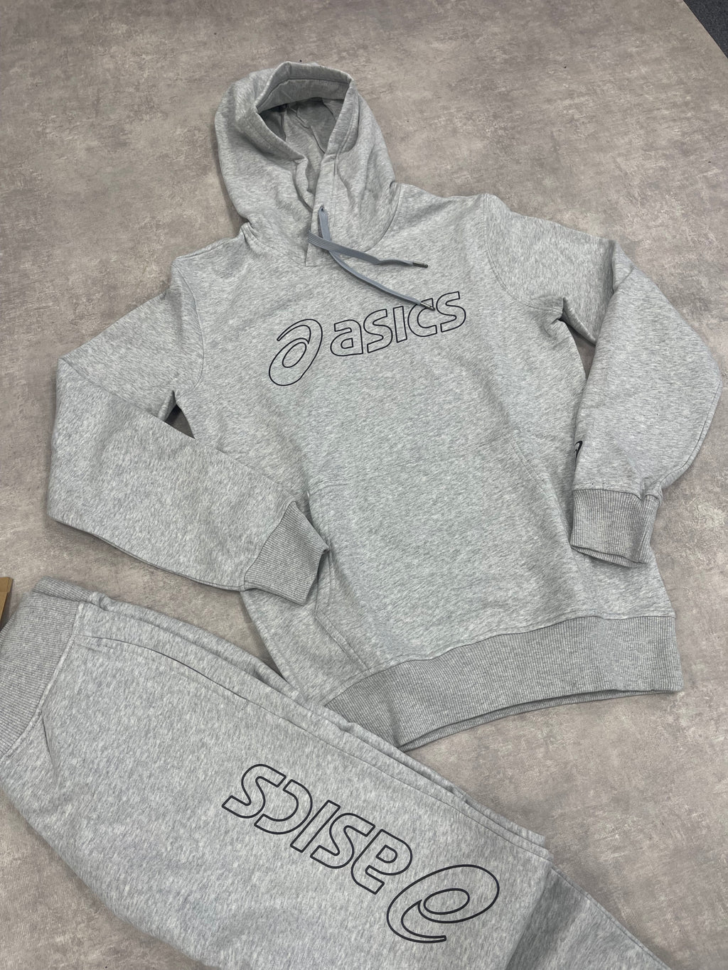 ASICS  LOGO SPORT HOODIE - GREY