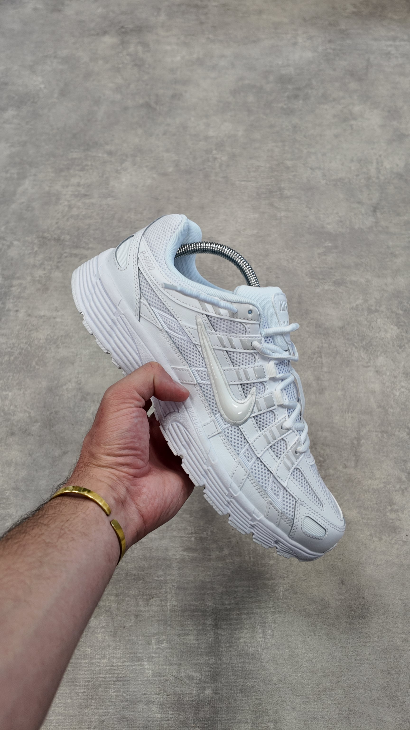 NIKE P-6000 TRIPLE WHITE