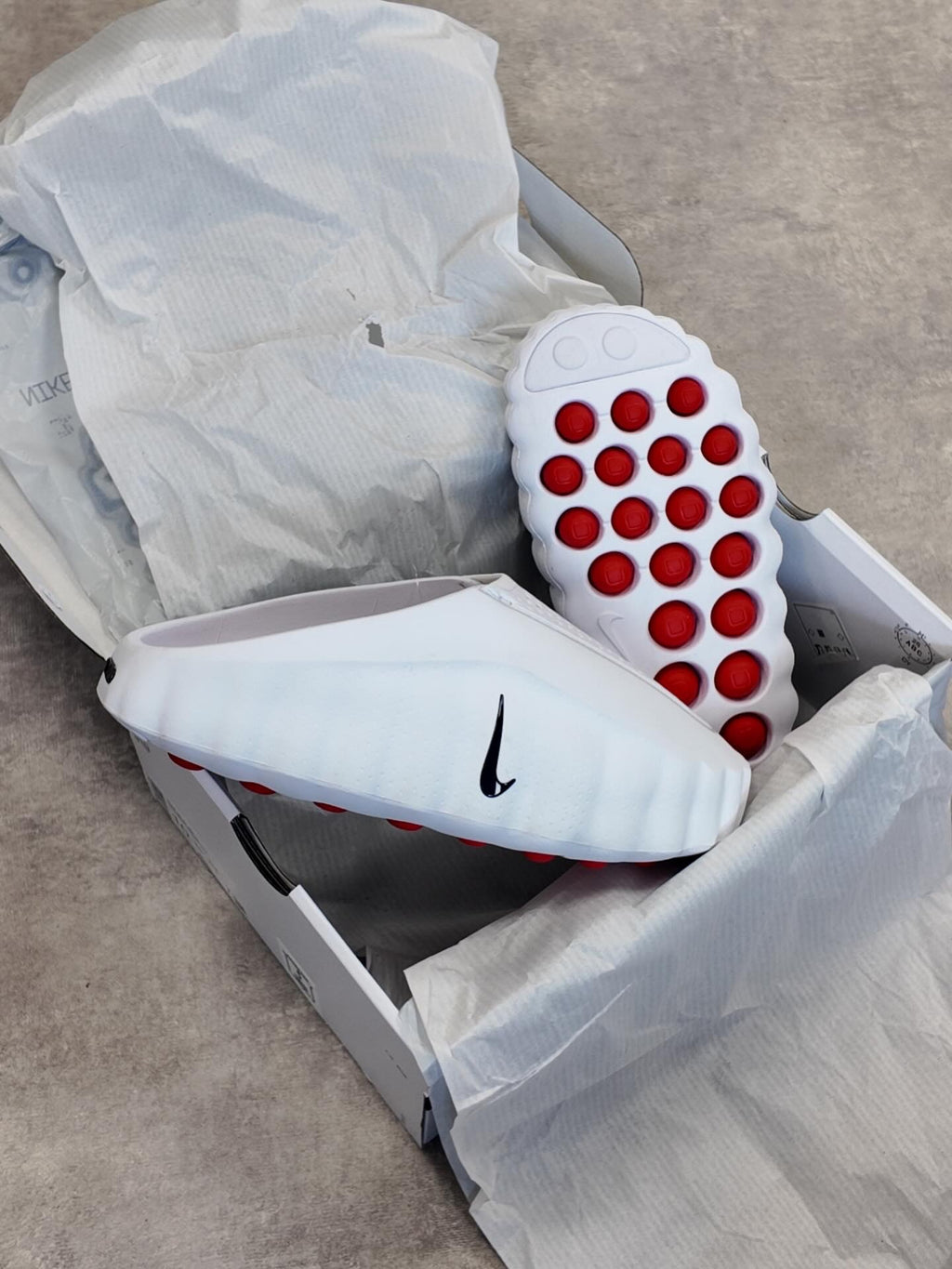 NIKE MIND 001 WHITE SPEED RED