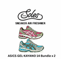 SNEAKER AIR FRESHENER  ASICS GEL-KAYANO 14 Bundle x 2