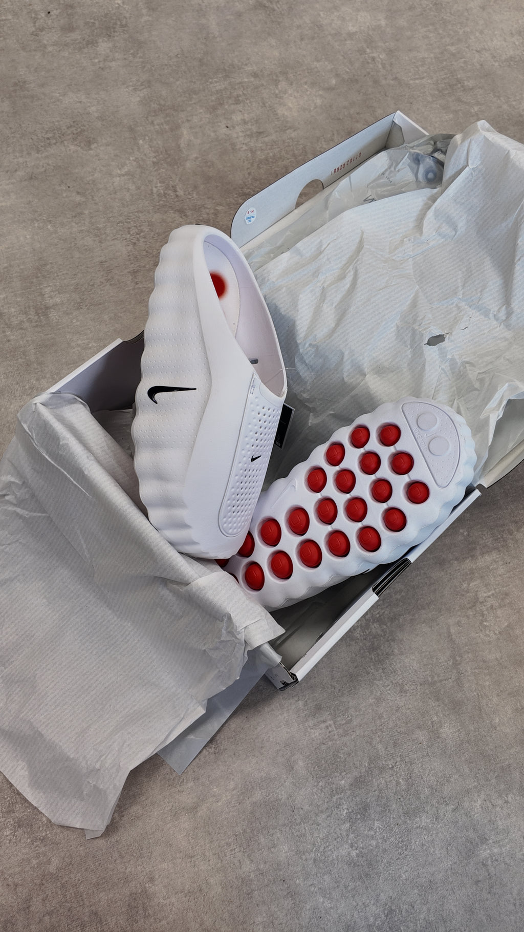 NIKE MIND 001 WHITE SPEED RED