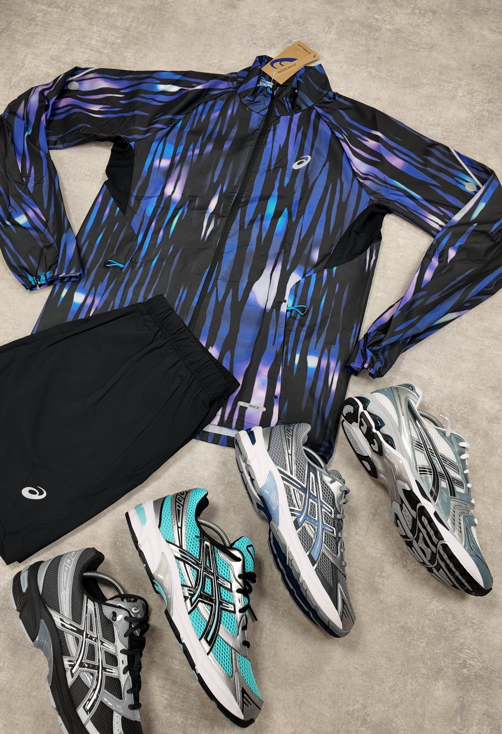 ASICS ACTIVE WEAR JACKET - BLUE EXPANSE