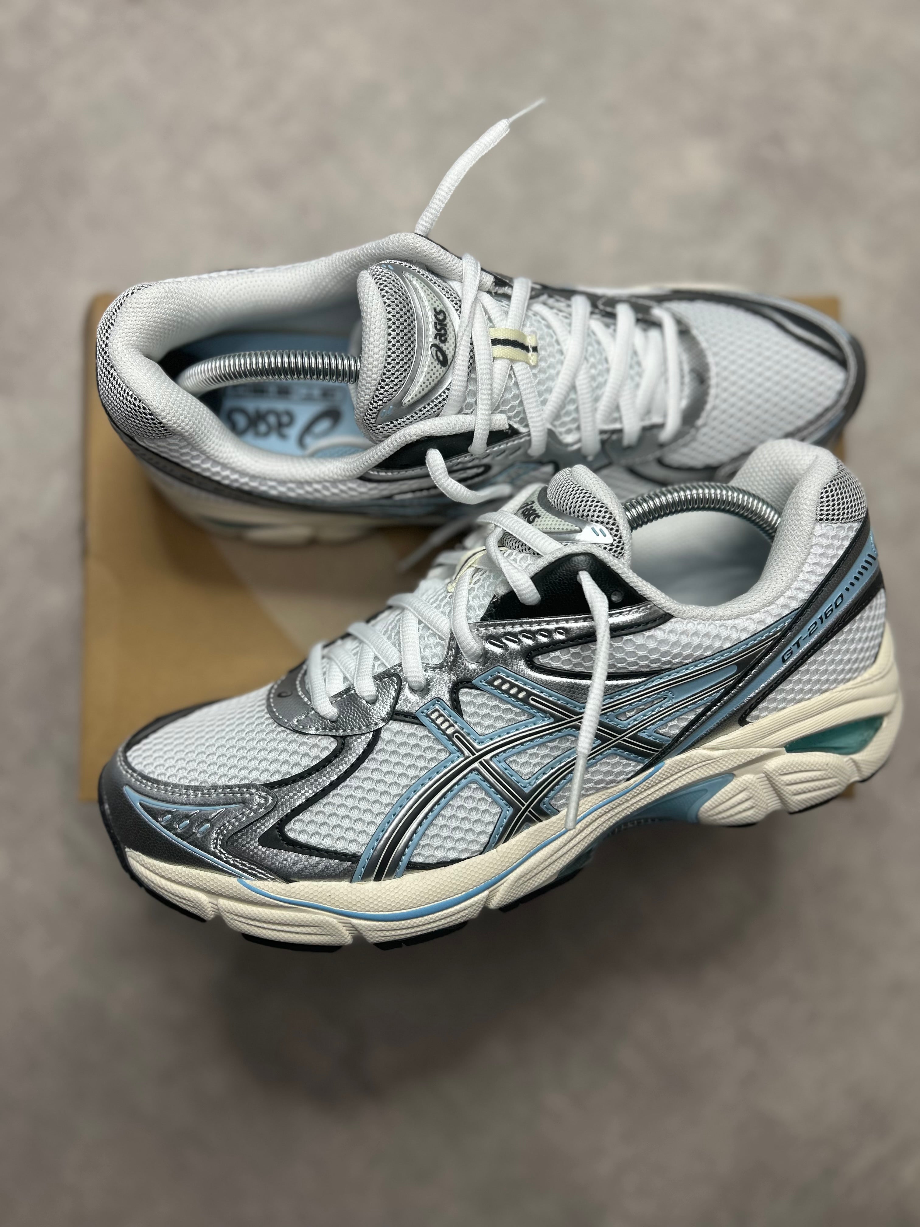 ASICS GT-2160 WHITE/blue/SILVER
